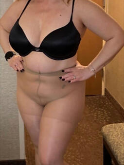 unassuming hot moms connected with pantyhose
